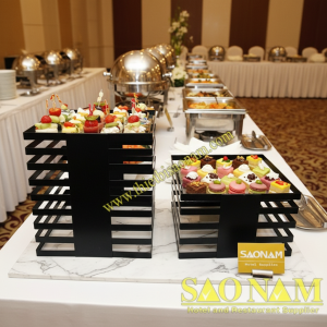 Chân Đế Inox Trưng Bày Buffet SN#520948