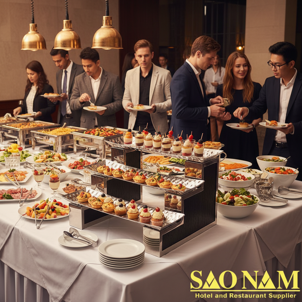 Kệ Trưng Bày Trái Cây 3 Tầng SN#520925