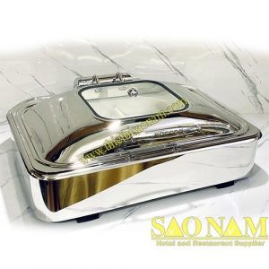 Nồi Hâm Soup Buffet HCN Nắp Kiếng SN#520013