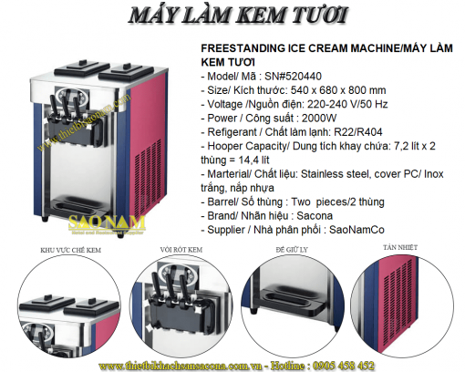 Máy Làm Kem Tươi