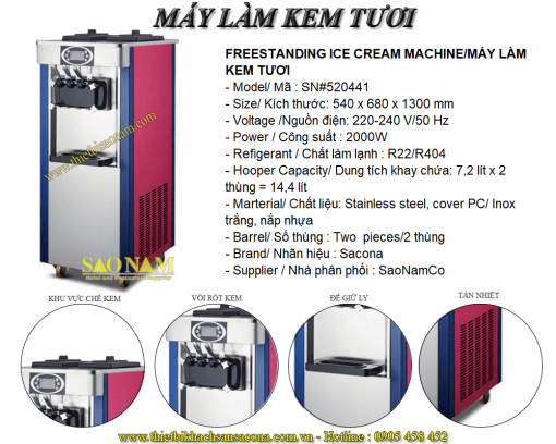 máy làm kem tươi
