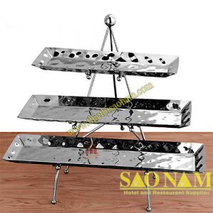 Kệ Trưng Bày Thức Ăn 3 Tầng SN#520327