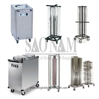 Xe sấy dĩa loại đôi và đơn: Giải pháp tiết kiệm nhân công cho nhà hàng