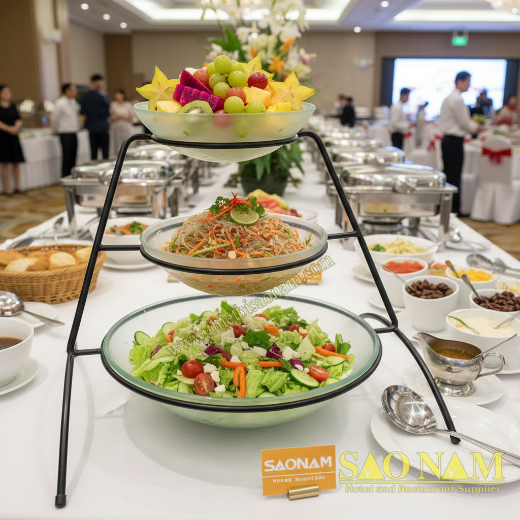 Giá Buffet Trang Trí 3 Tầng SN#520339