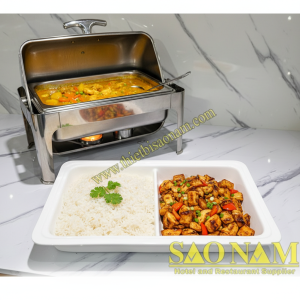 Khay Sứ HCN 1/1 2 Ngăn SN#520215