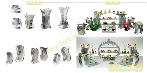 Chân Đế Inox Decor Buffet