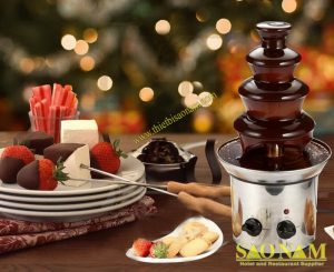 Tháp Phun Chocolate Gía Rẻ Phục Vụ Tiệc Buffet