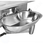 Giá để thìa hoặc kẹp gắp thức ăn được thiết kế chốt nằm bên hông của nồi.