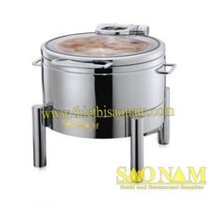 Nồi Hâm Cháo -Soup Sacona Tròn Nắp Kiếng SN#520019