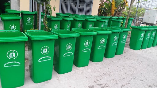 Bảng giá thùng rác công nghiệp, thùng rác công cộng chính hãng giá rẻ thùng rác nhựa