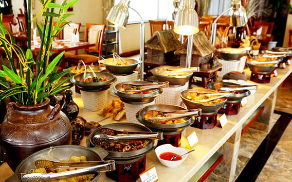 Đèn hâm nóng bóng tròn - dụng cụ tiệc buffet