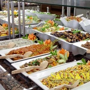 Khay GN Sứ phục vụ tiệc buffet