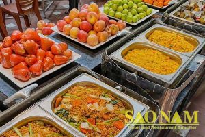 Khay inox - phụ kiện nồi hâm buffet giá rẻ