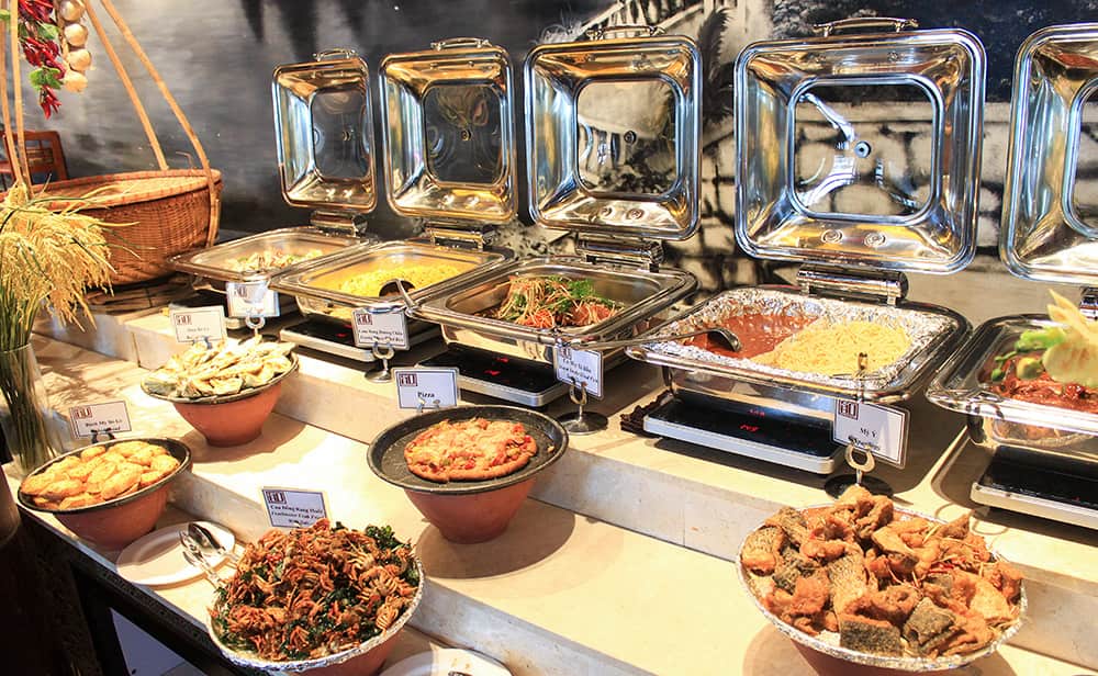 Nồi hâm buffet nắp kính