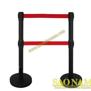 Cột chắn inox dây căng đôi