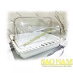 Khay sứ trưng bày thức ăn buffet hcn