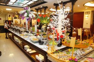 Tổng hệ kệ trưng bày buffet chất lượng