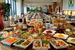 Kệ trưng bày thức ăn buffet