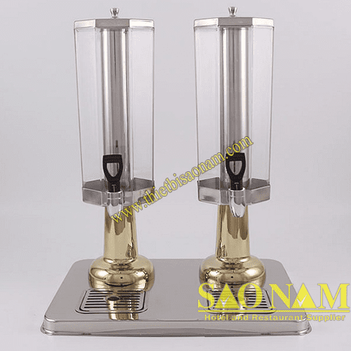 Bình Đựng Nước Trái Cây 2 Ngăn ( hình bát giác ) SN#520713