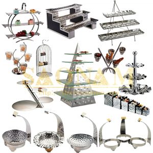 Kệ trưng bày thức ăn - dụng cụ tiệc buffet