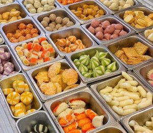 Khay inox đựng thức ăn nhanh