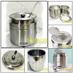 Nồi hâm soup - nồi ủ trân châu 10L hiệu quả Nồi hâm cháo soup inox điện