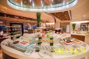 Gía inox trưng bày thức ăn buffet giá rẻ