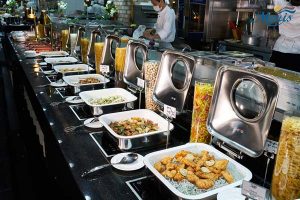 Khay sứ giá rẻ trưng bày buffet