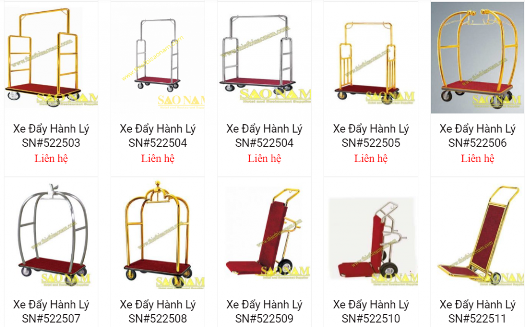 xe đẩy hành lý