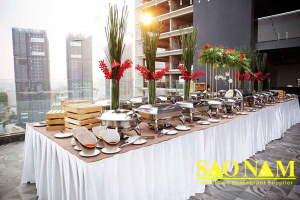 Địa chỉ mua dụng cụ setup tiệc buffet ngoài trời giá rẻ