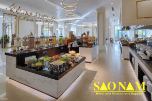 Kệ trang trí buffet 3 sao