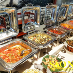Top 3 mẫu nồi hâm buffet giá rẻ, mẫu mã đa dạng, bán chạy Nồi hâm buffet trưng bày thức ăn buffet tại nhà