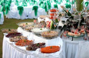 Dụng cụ tiệc buffet tiệc ngoài trời