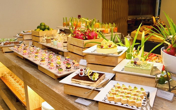 Địa chỉ mua kệ trang trí tiệc buffet giá rẻ Kệ trang trí buffet tiệc buffet ngọt