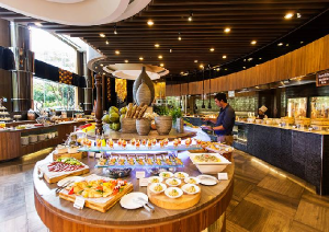 Tổng hợp kệ trưng bày buffet, kệ trang trí thức ăn buffet giá rẻ