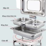 Địa chỉ chuyên bán nồi hâm buffet nắp kính thủy lực cao cấp chính hãng Phụ kiện nồi hâm buffet giá rẻ, chính hãng