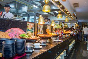 Quy trình setup bàn tiệc buffet