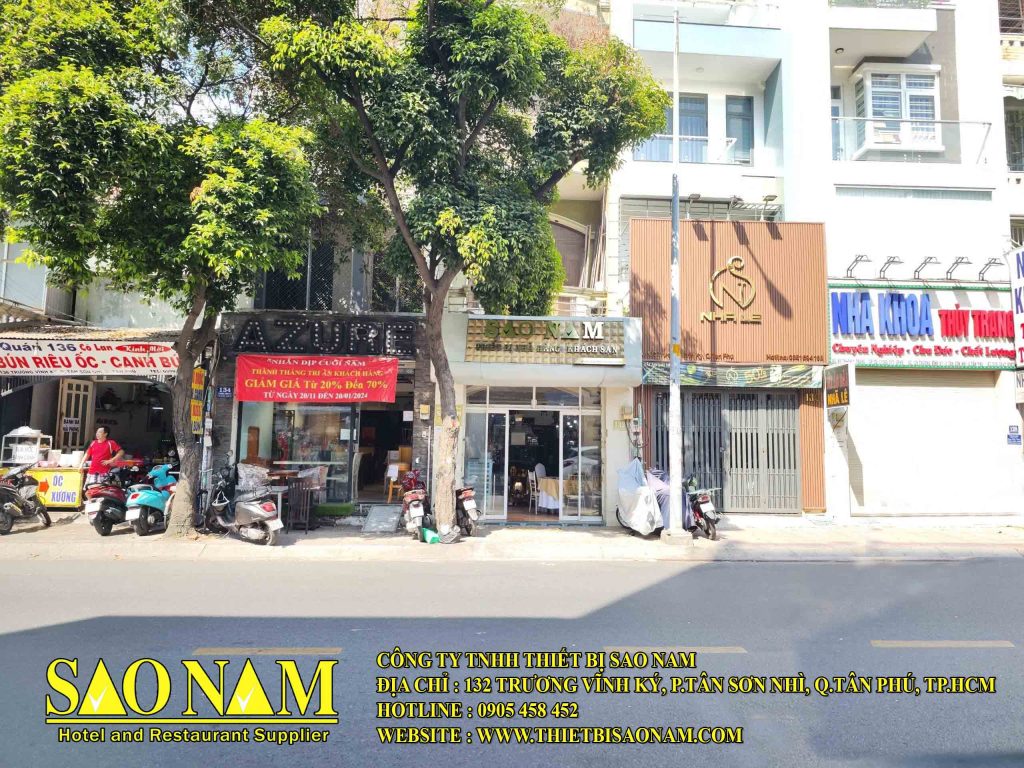 SHOWROOM THIẾT BỊ NHÀ HÀNG KHÁCH SẠN SAO NAM